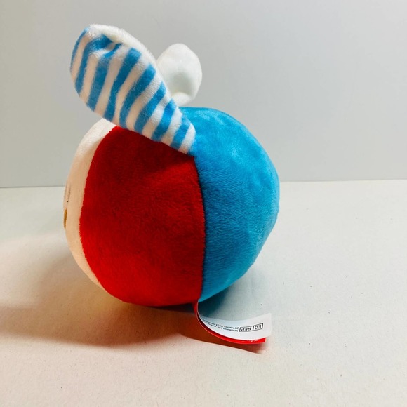 Gitzy Puppy Rattle Beach Ball  Red White and Blue. Pre-Owned - Picture 4 of 9